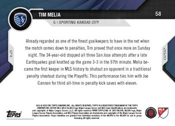 2020 Topps Now MLS #58 Tim Melia Back