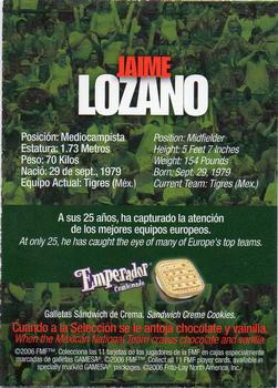 2006 Gamesa Mexico National Team #NNO Jaime Lozano Back
