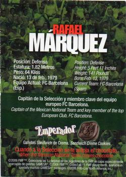 2006 Gamesa Mexico National Team #NNO Rafael Marquez Back