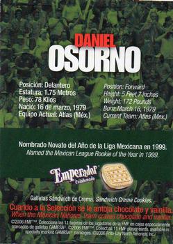 2006 Gamesa Mexico National Team #NNO Daniel Osorno Back