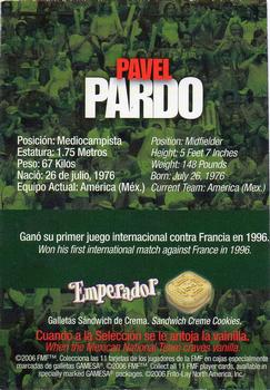 2006 Gamesa Mexico National Team #NNO Pavel Pardo Back