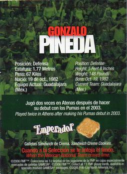 2006 Gamesa Mexico National Team #NNO Gonzalo Pineda Back