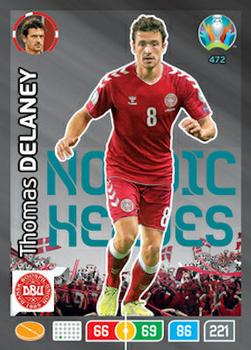2020 Panini Adrenalyn XL UEFA Euro 2020 Preview - Nordic Edition Exclusive #472 Thomas Delaney Front