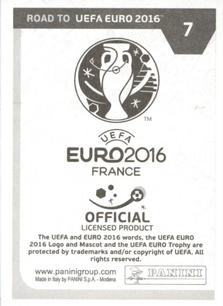 2015 Panini Road to UEFA Euro 2016 Stickers #7 Steven Defour Back