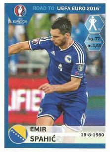 2015 Panini Road to UEFA Euro 2016 Stickers #18 Emir Spahić Front