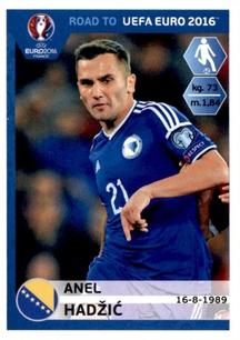 2015 Panini Road to UEFA Euro 2016 Stickers #24 Anel Hadzic Front