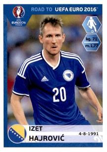 2015 Panini Road to UEFA Euro 2016 Stickers #30 Izet Hajrovic Front