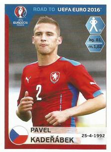 2015 Panini Road to UEFA Euro 2016 Stickers #37 Pavel Kaderabek Front