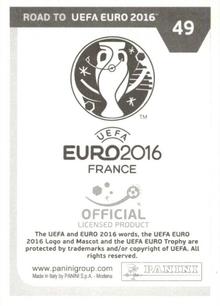 2015 Panini Road to UEFA Euro 2016 Stickers #49 Manuel Neuer Back