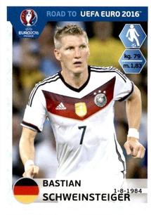 2015 Panini Road to UEFA Euro 2016 Stickers #57 Bastian Schweinsteiger Front