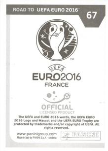 2015 Panini Road to UEFA Euro 2016 Stickers #67 Phil Jagielka Back