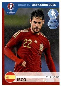 2015 Panini Road to UEFA Euro 2016 Stickers #92 Isco Front