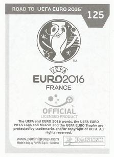 2015 Panini Road to UEFA Euro 2016 Stickers #125 Theofanis Gekas Back