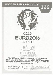 2015 Panini Road to UEFA Euro 2016 Stickers #126 Georgios Samaras Back