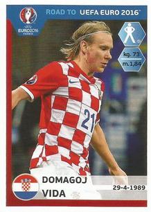 2015 Panini Road to UEFA Euro 2016 Stickers #133 Domagoj Vida Front