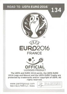 2015 Panini Road to UEFA Euro 2016 Stickers #134 Sime Vrsaljko Back