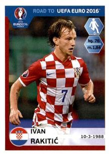2015 Panini Road to UEFA Euro 2016 Stickers #138 Ivan Rakitic Front