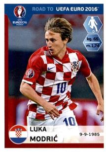 2015 Panini Road to UEFA Euro 2016 Stickers #139 Luka Modric Front
