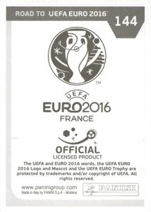 2015 Panini Road to UEFA Euro 2016 Stickers #144 Mario Mandzukic Back