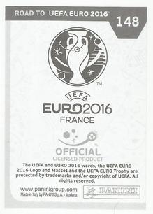 2015 Panini Road to UEFA Euro 2016 Stickers #148 Richard Keogh Back