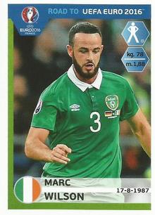2015 Panini Road to UEFA Euro 2016 Stickers #149 Marc Wilson Front