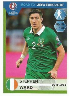 2015 Panini Road to UEFA Euro 2016 Stickers #150 Stephen Ward Front