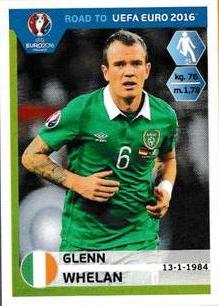 2015 Panini Road to UEFA Euro 2016 Stickers #153 Glenn Whelan Front