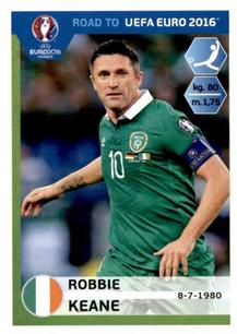 2015 Panini Road to UEFA Euro 2016 Stickers #159 Robbie Keane Front