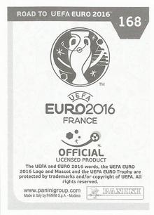2015 Panini Road to UEFA Euro 2016 Stickers #168 Andrea Pirlo Back