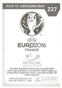 2015 Panini Road to UEFA Euro 2016 Stickers #227 Ricardo Carvalho Back