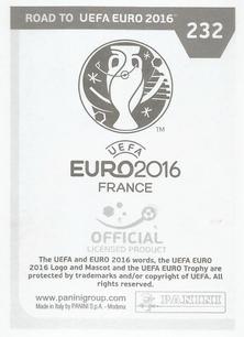 2015 Panini Road to UEFA Euro 2016 Stickers #232 Tiago Mendes Back