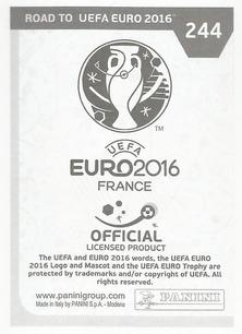 2015 Panini Road to UEFA Euro 2016 Stickers #244 Gabriel Tamas Back