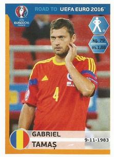 2015 Panini Road to UEFA Euro 2016 Stickers #244 Gabriel Tamas Front