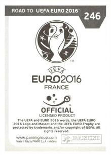 2015 Panini Road to UEFA Euro 2016 Stickers #246 Dragos Grigore Back