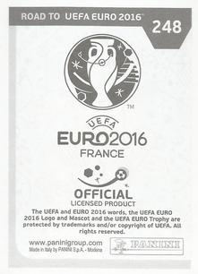 2015 Panini Road to UEFA Euro 2016 Stickers #248 Cristian Tanase Back