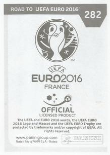 2015 Panini Road to UEFA Euro 2016 Stickers #282 Filip Djuricic Back