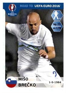 2015 Panini Road to UEFA Euro 2016 Stickers #291 Miso Brecko Front