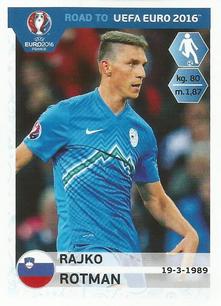 2015 Panini Road to UEFA Euro 2016 Stickers #294 Rajko Rotman Front