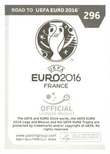 2015 Panini Road to UEFA Euro 2016 Stickers #296 Nejc Pecnik Back