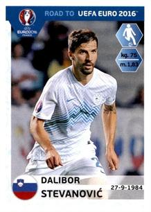 2015 Panini Road to UEFA Euro 2016 Stickers #300 Dalibor Stevanovic Front