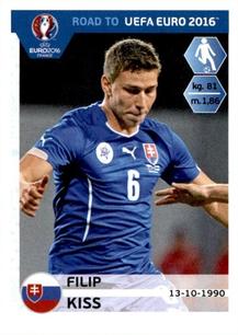 2015 Panini Road to UEFA Euro 2016 Stickers #311 Filip Kiss Front
