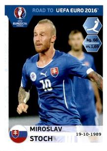 2015 Panini Road to UEFA Euro 2016 Stickers #319 Miroslav Stoch Front