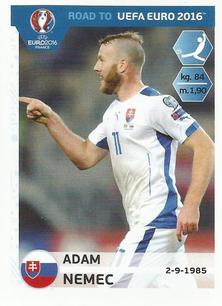 2015 Panini Road to UEFA Euro 2016 Stickers #320 Adam Nemec Front
