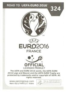 2015 Panini Road to UEFA Euro 2016 Stickers #324 Jere Uronen Back