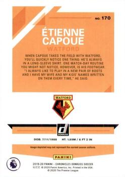 2019-20 Panini Chronicles #170 Etienne Capoue Back