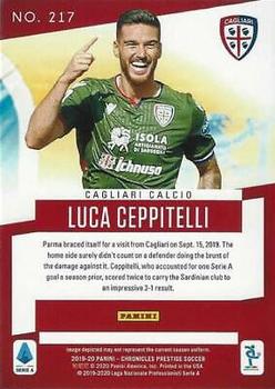 2019-20 Panini Chronicles #217 Luca Ceppitelli Back