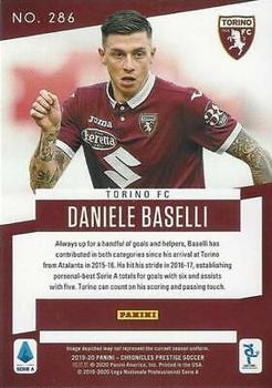 2019-20 Panini Chronicles #286 Daniele Baselli Back