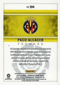 2019-20 Panini Chronicles #394 Paco Alcacer Back