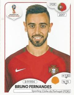 2018 Panini FIFA World Cup: Russia 2018 Update Stickers #123 Bruno Fernandes Front