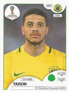 2018 Panini FIFA World Cup: Russia 2018 Update Stickers #366 Taison Front